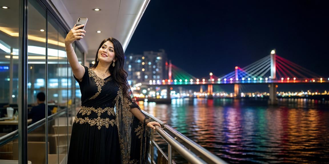 বরিশালে লাল খাম বোনাস পেয়ে আনন্দিত একজন বাংলাদেশি মডেল