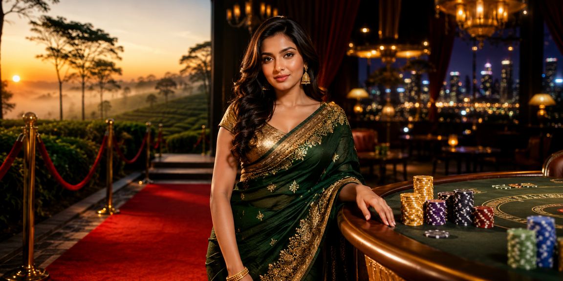 সিলেটের চা বাগানে বসে নিরাপদে বেটিং অ্যাপ ব্যবহার করছেন একজন তরুণ